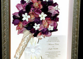 Wedding Day Freeze Dried Floral Model #4534